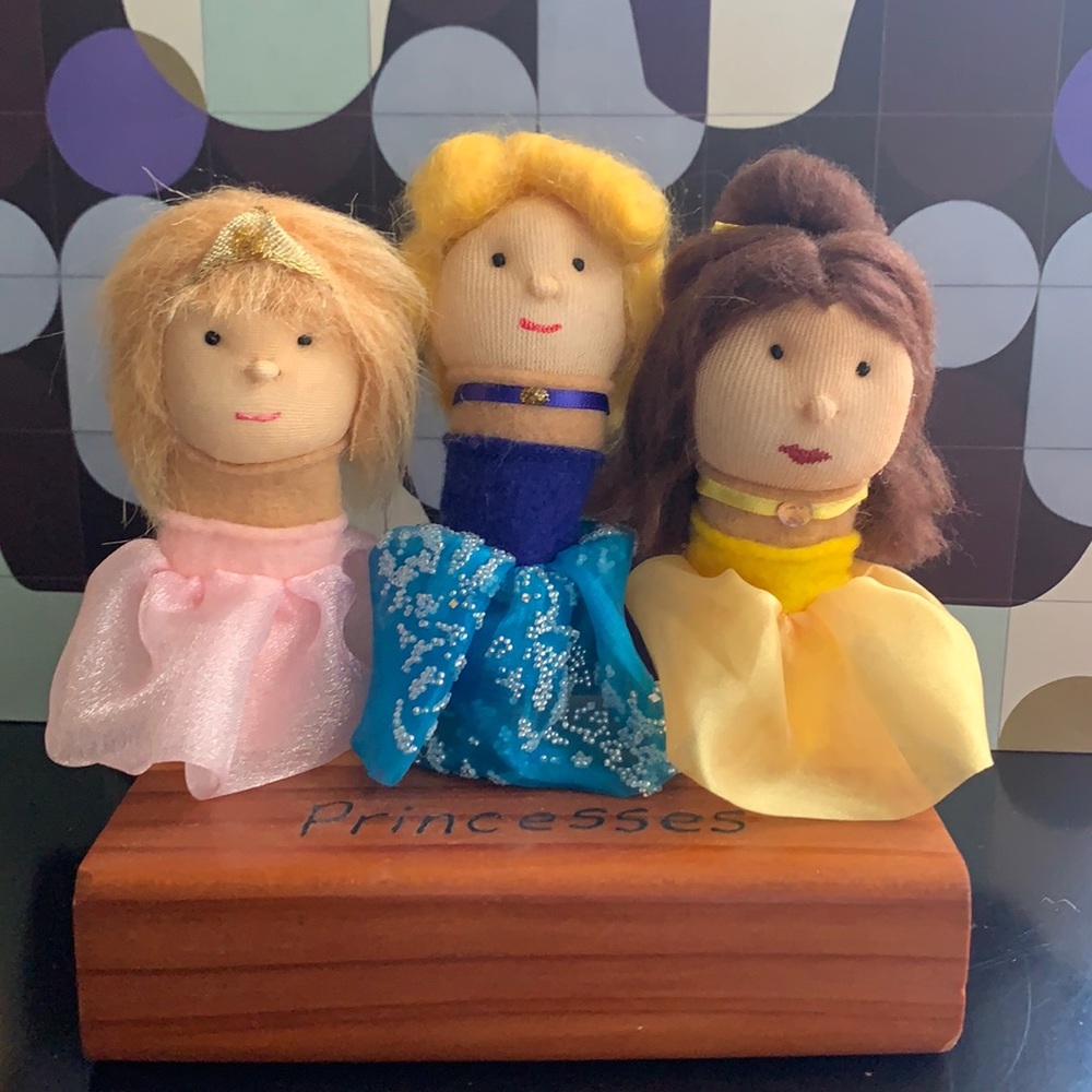 Handmade Princess Finger Puppets